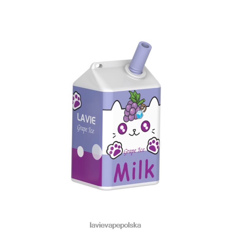 Lavie Puffs 6228N2186 LAVIE MILK 7000 zaciągnięć lód winogronowy