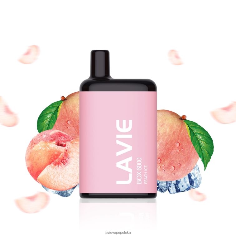 Lavie Puffs 6228N2200 LAVIE BOX 6000 zaciągnięć lód brzoskwiniowy