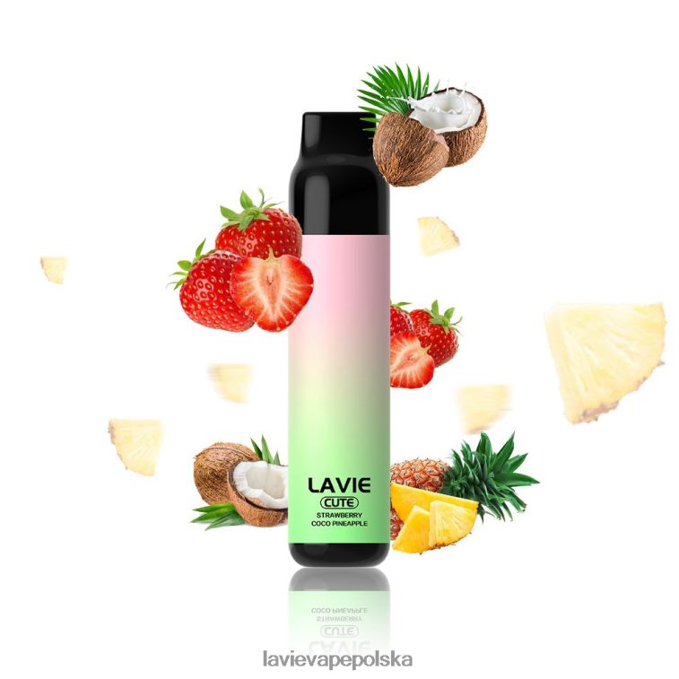 Lavie Puffs 6228N2291 LAVIE BAR 3000 zaciągnięć truskawkowe jabłko kokosowe