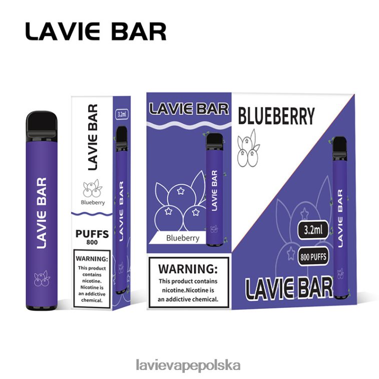 Lavie Vape Cena 6228N2310 LAVIE BAR 800 zaciągnięć lód jagodowy