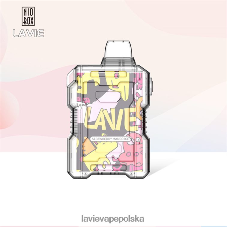 Lavie Vape Polska 6228N2190 LAVIE NIO BOX 9000 zaciągnięć lód truskawkowo-mango