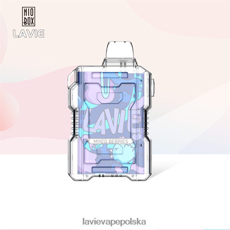 Lavie Vape Polska 6228N2197 LAVIE NIO BOX 9000 zaciągnięć mieszane jagody