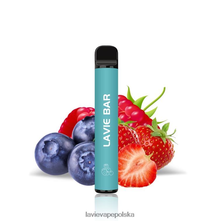 Lavie Vape Polska 6228N2323 LAVIE BAR Wersja 2 800 zaciągnięć wymieszaj jagody