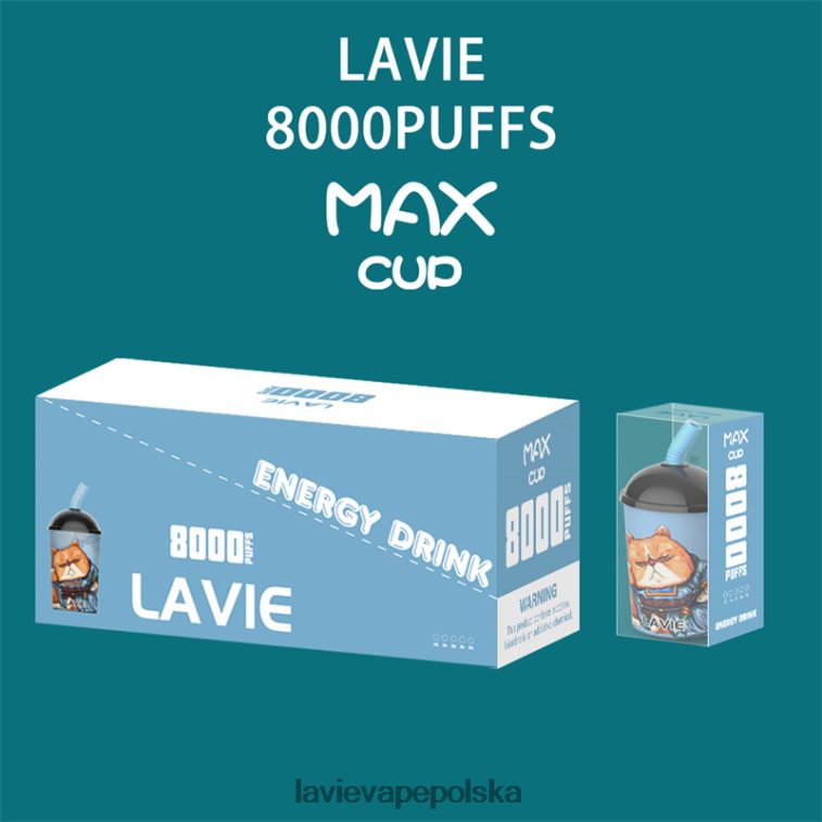 Lavie Vape Review 6228N2259 LAVIE Max Cup 8000 zaciągnięć napój energetyczny