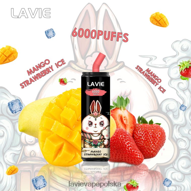 Lavie Vape Review 6228N2273 LAVIE Coke BAR 6000 zaciągnięć lód truskawkowy z mango