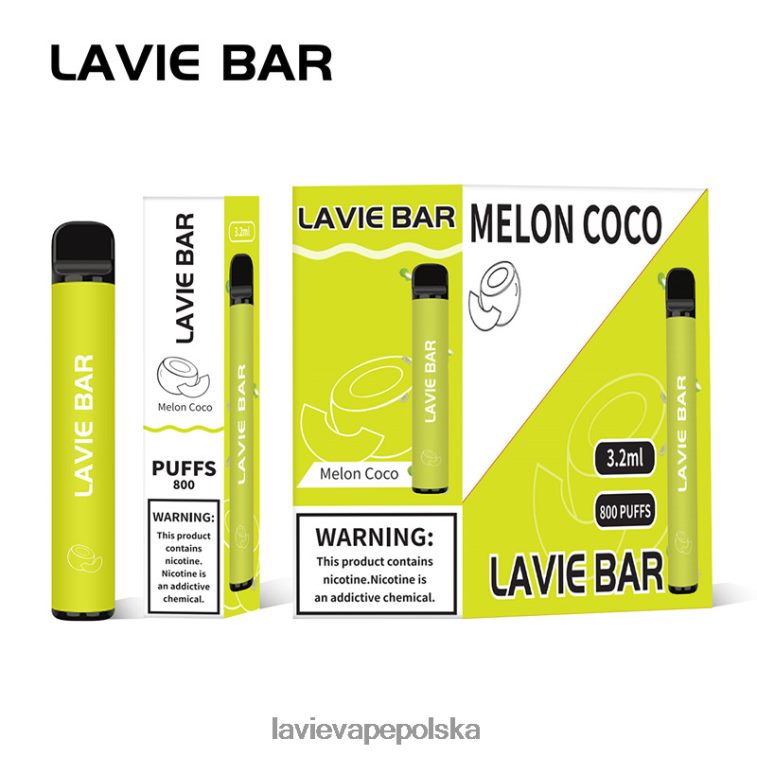 Lavie Vape Review 6228N2315 LAVIE BAR 800 zaciągnięć melon kokosowy