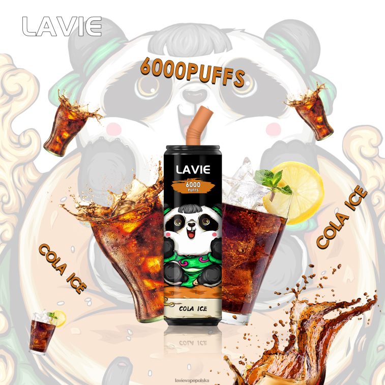 Lavie Vape Sklep 6228N2276 LAVIE Coke BAR 6000 zaciągnięć lód coli
