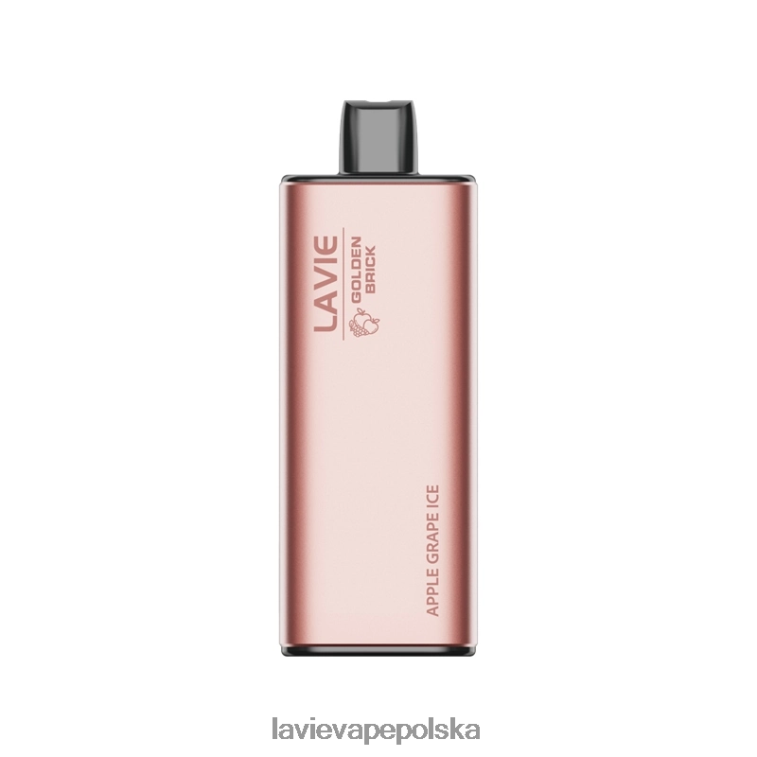 Lavie Vape Sklep 6228N252 LAVIE GOLDEN BRICK 10 000 zaciągnięć lód winogronowy jabłkowy