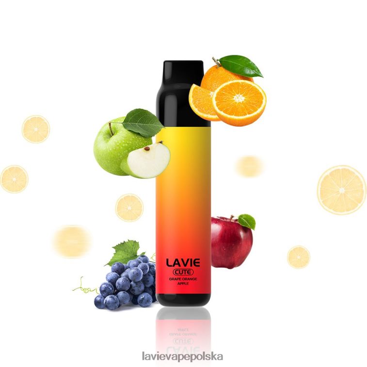 Lavie Vape Polska 6228N2288 LAVIE BAR 3000 zaciągnięć winogrono, pomarańcza, jabłko