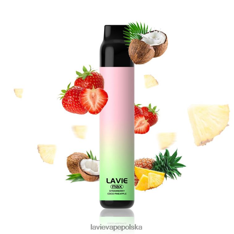 Lavie Vape Sklep 6228N2283 LAVIE BAR 5000 zaciągnięć - max truskawkowe jabłko kokosowe