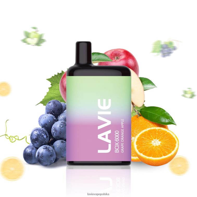 Lavie Vape Price 6228N2202 LAVIE BOX 6000 zaciągnięć winogrono, pomarańcza, jabłko